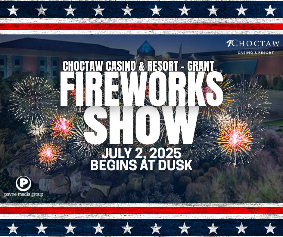Choctaw Casino Grant Fireworks Show 2025