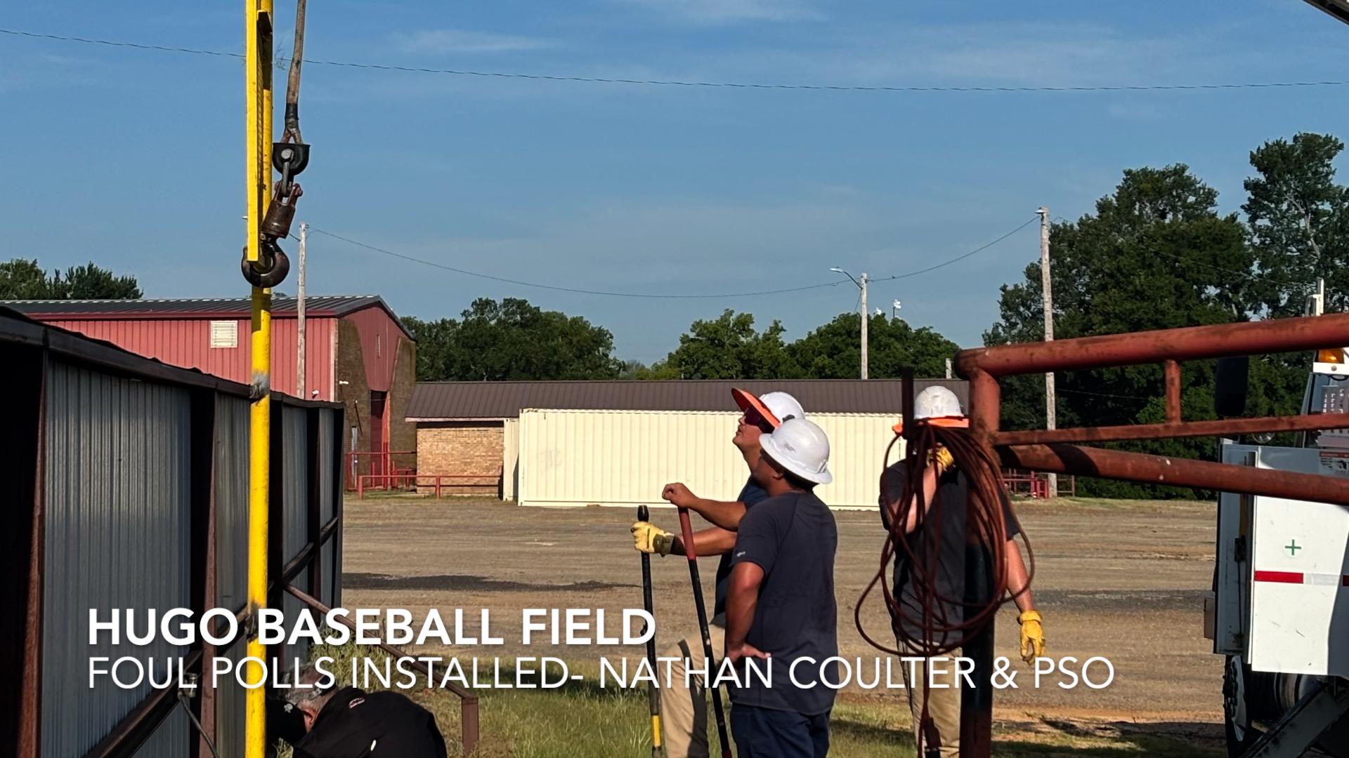 HUGO Baseball Foul polls replaced